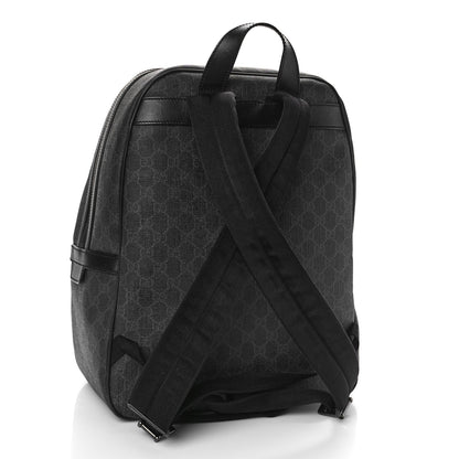Gucci GG Supreme Monogram Medium Day Backpack Grey Black 3 of 9