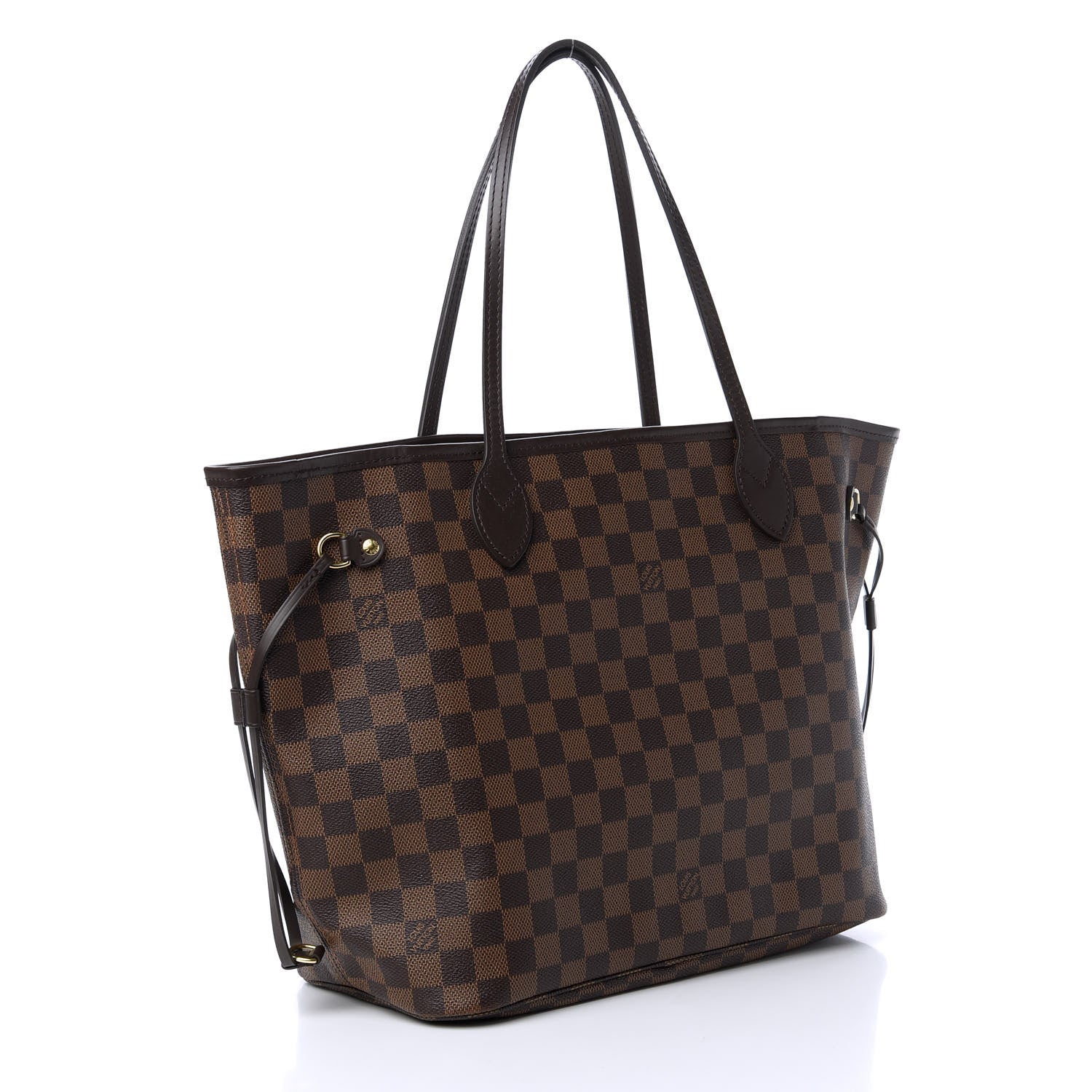 Louis Vuitton Damier Ebene Neo Neverfull MM Rose Ballerine 3 of 11