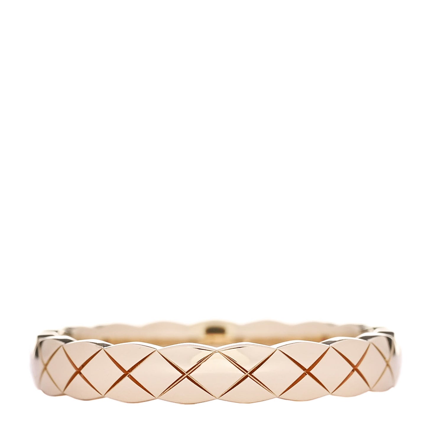 18K Beige Gold Mini Coco Crush Ring 55 7.25