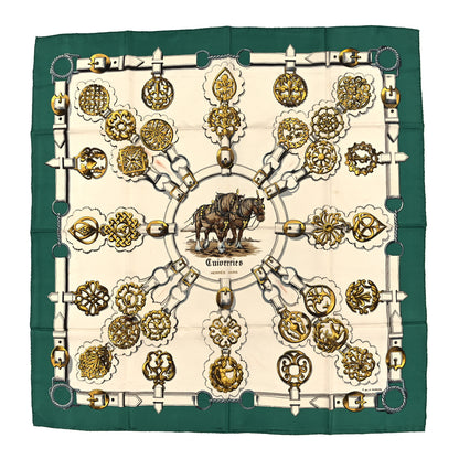 Hermes Silk Cuivreries Scarf 90 1 of 3