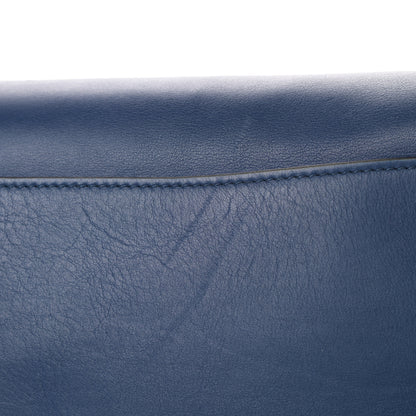 Prada Saffiano City Calfskin Bi-Color Tote Bluette Black 14 of 18