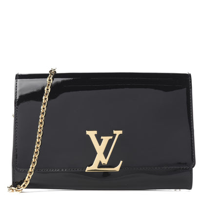 Louis Vuitton Patent Chain Louise GM Black 1 of 9