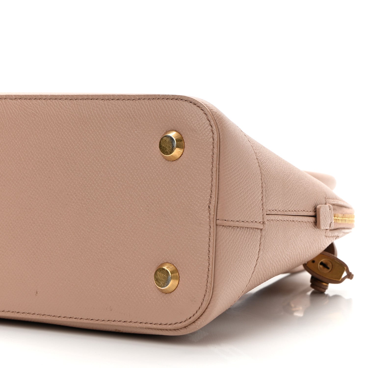Balenciaga Grained Calfskin S Ville Top Handle Bag Beige Tapioca 9 of 10