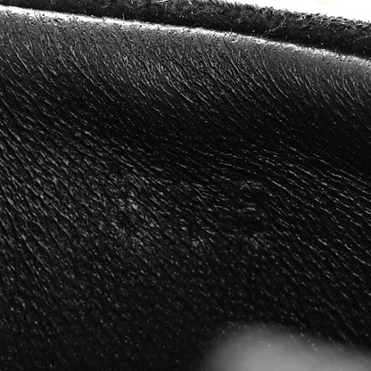 Hermes Goatskin Suede Goatskin Bouncing Sneakers 37.5 Black 7 of 9