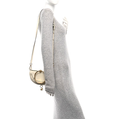 Chloe Calfskin Small Nile Bracelet Minaudiere Bag Off White 2 of 10