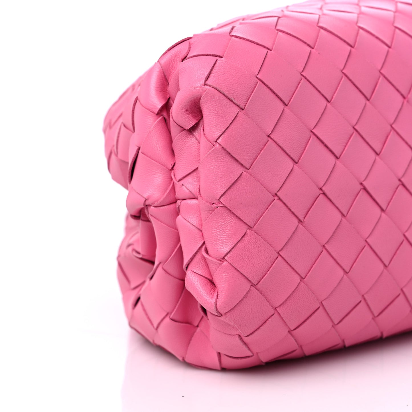 Nappa Maxi Intrecciato The Pouch Oversized Clutch Pink
