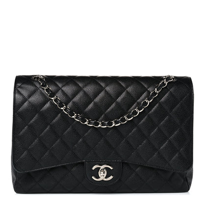 Chanel Caviar Quilted Maxi Double Flap Black 1 of 21