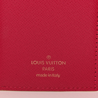 Louis Vuitton Damier Azur Studded Zoe Wallet Rose Ballerine 6 of 7
