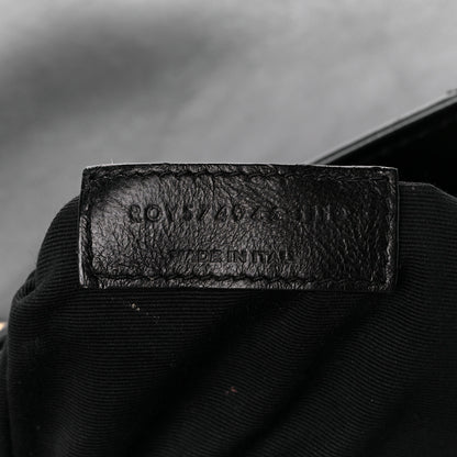 Saint Laurent Calfskin Y Quilted Monogram Medium Loulou Chain Satchel Black 8 of 11