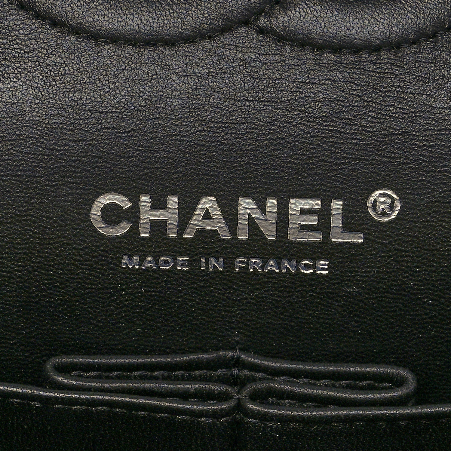 Chanel Metallic Lambskin Quilted Medium Double Flap Gold Black 5 of 9