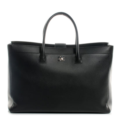 Chanel Calfskin XL Cerf Tote Black 1 of 7