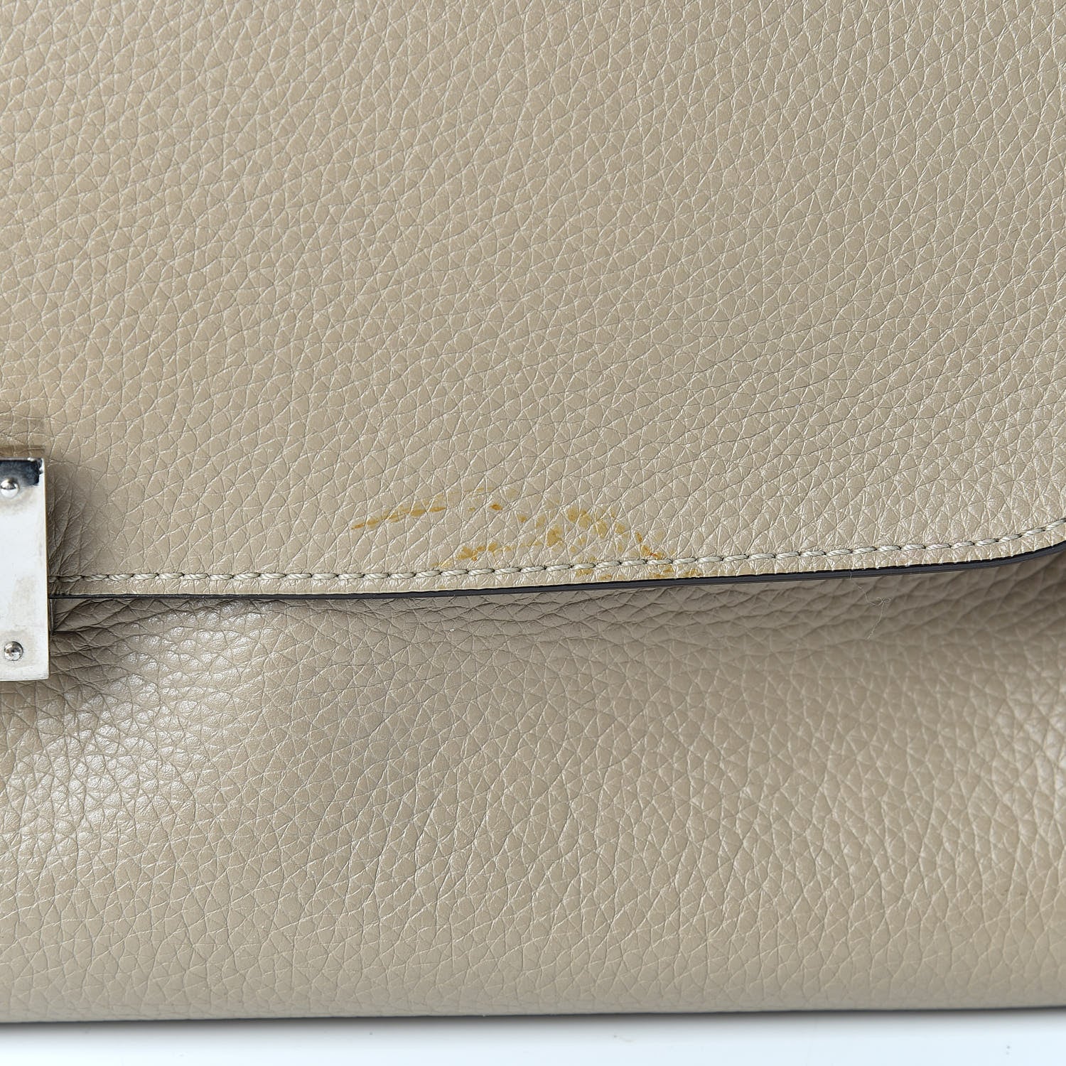 Celine Drummed Calfskin Suede Large Trapeze Dune 15 of 18