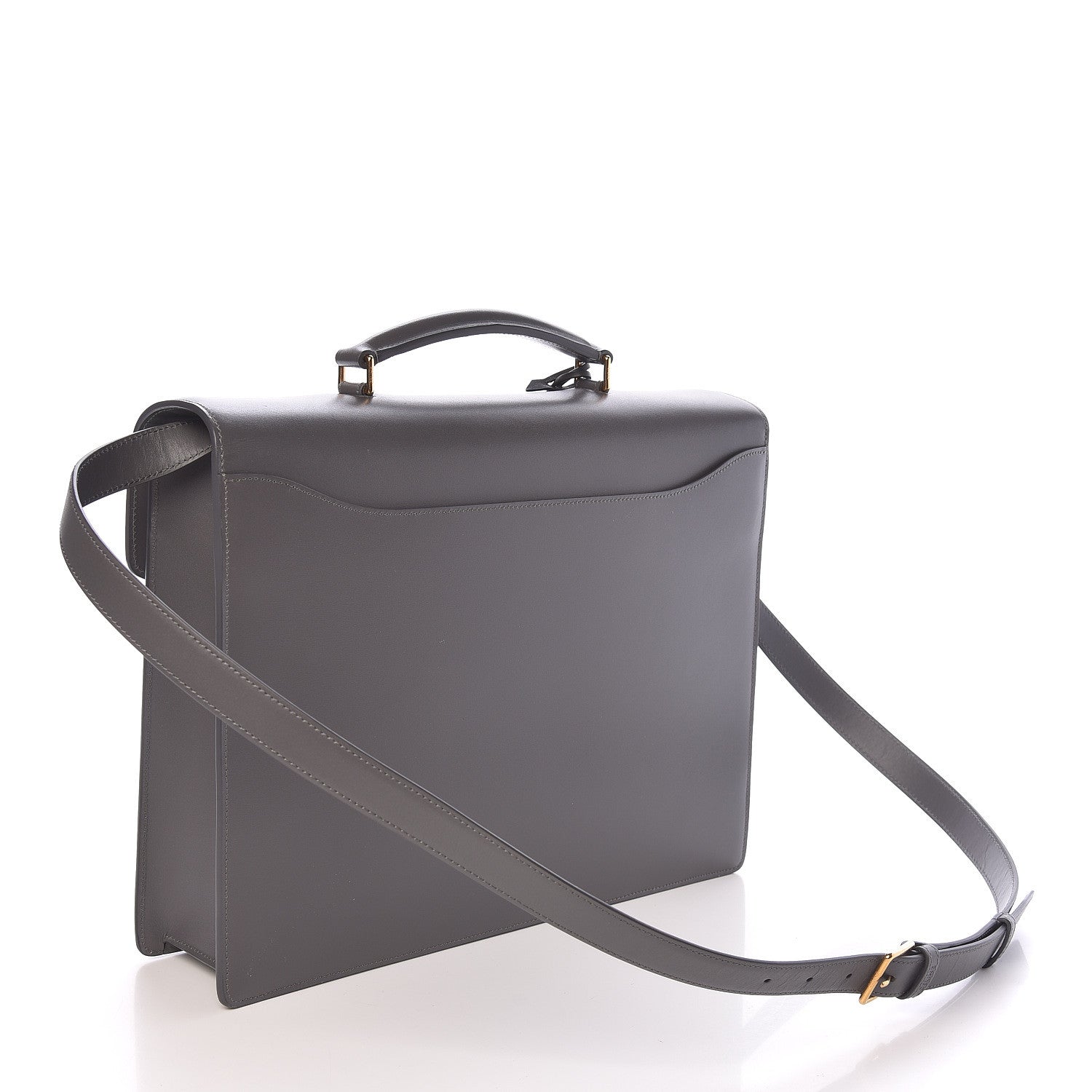 Celine Box Cartable Medium Briefcase Grey 4 of 10