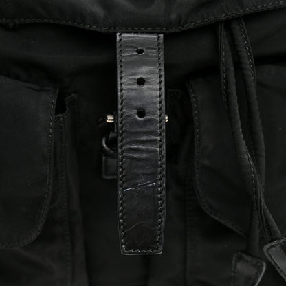 Prada Tessuto Nylon Saffiano Medium Backpack Black 14 of 20