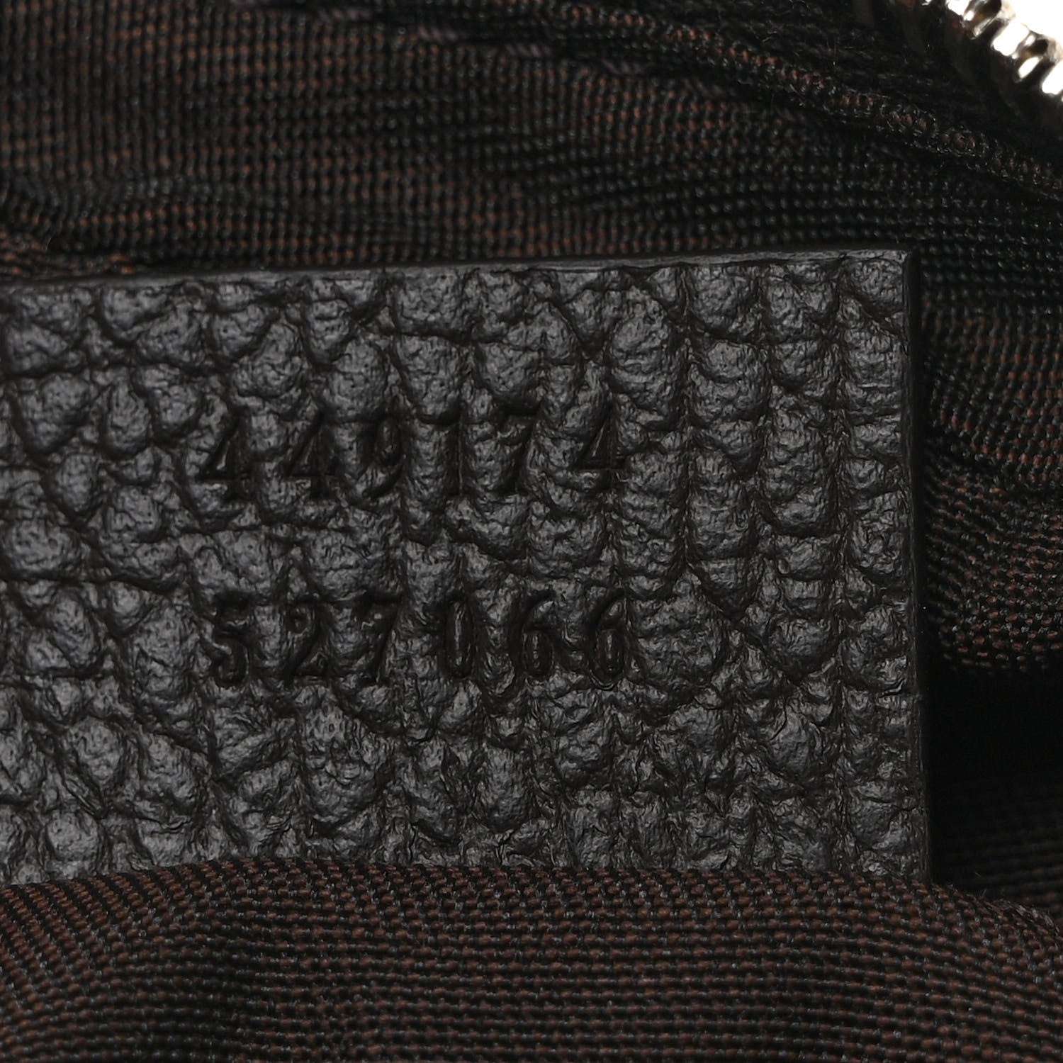 Gucci Monogram Belt Bag Dark Brown 8 of 10