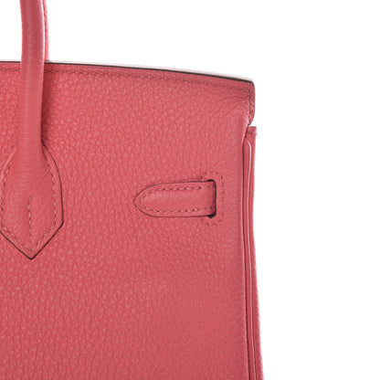 Hermes Togo Birkin 25 Rose Lipstick 8 of 37
