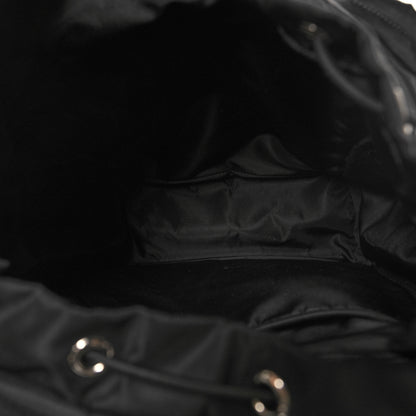 Prada Tessuto Nylon Montagna Double Buckle Backpack Black 5 of 9