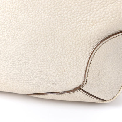 Prada Vitello Daino Shoulder Bag Talco 11 of 16