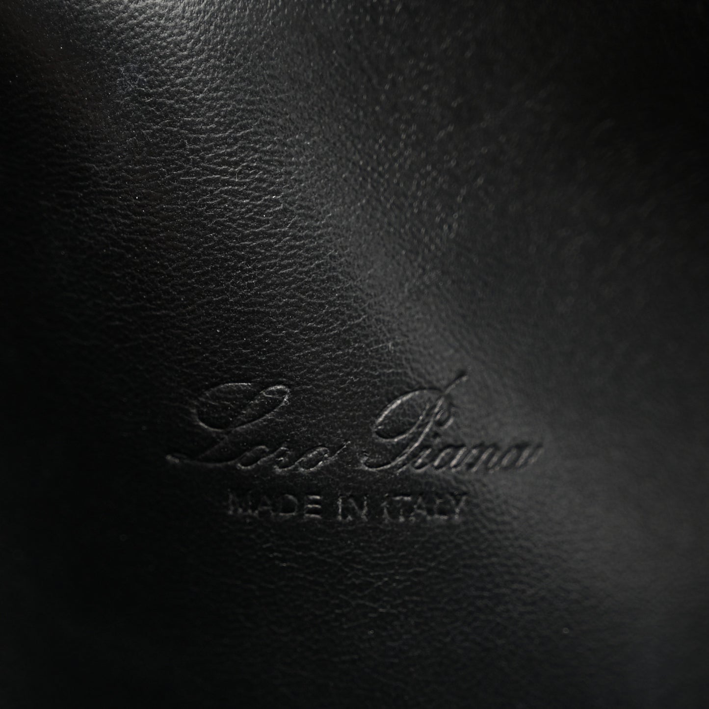 Grained Calfskin L19 Extra Pocket Pouch Black