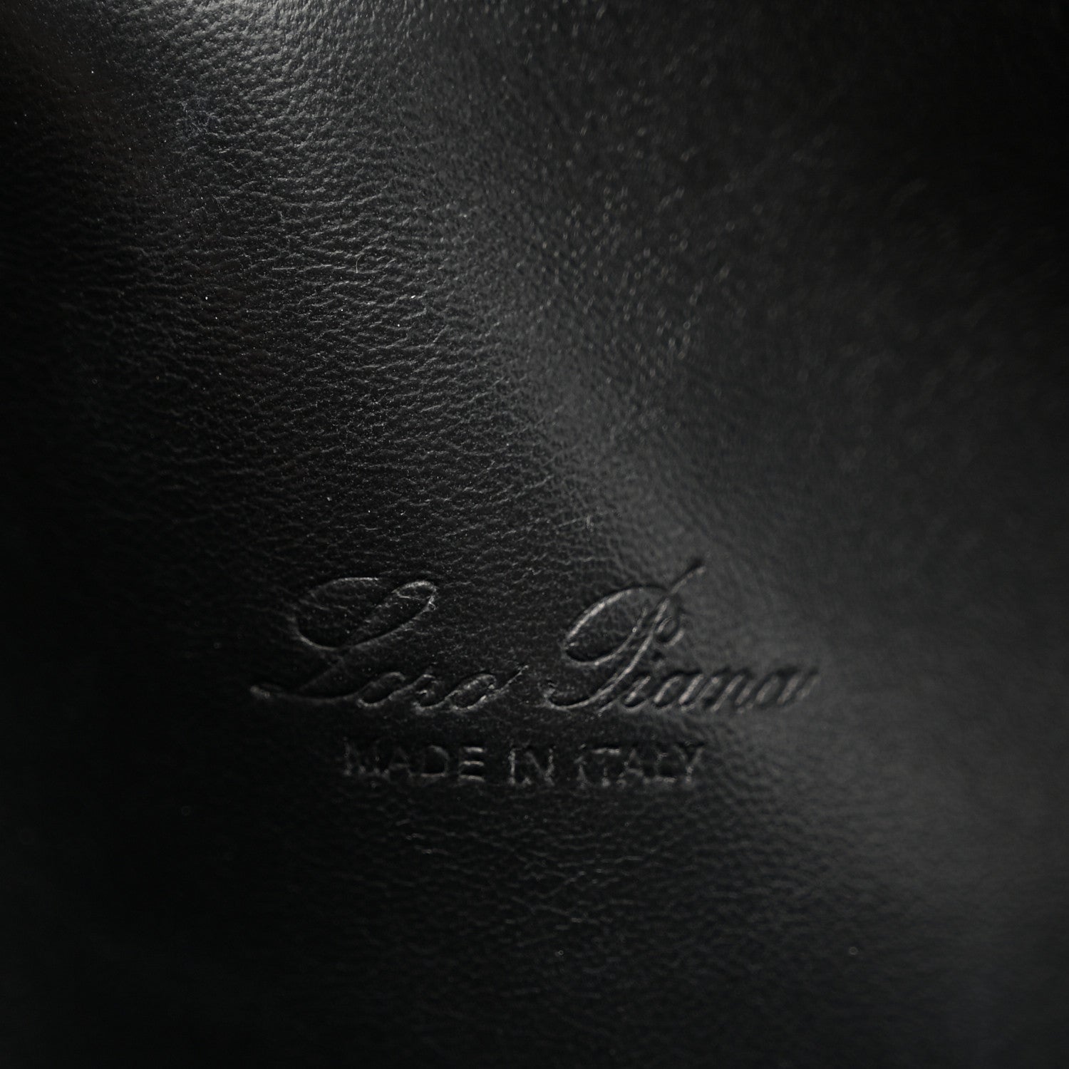 Loro Piana Grained Calfskin L19 Extra Pocket Pouch Black 6 of 9