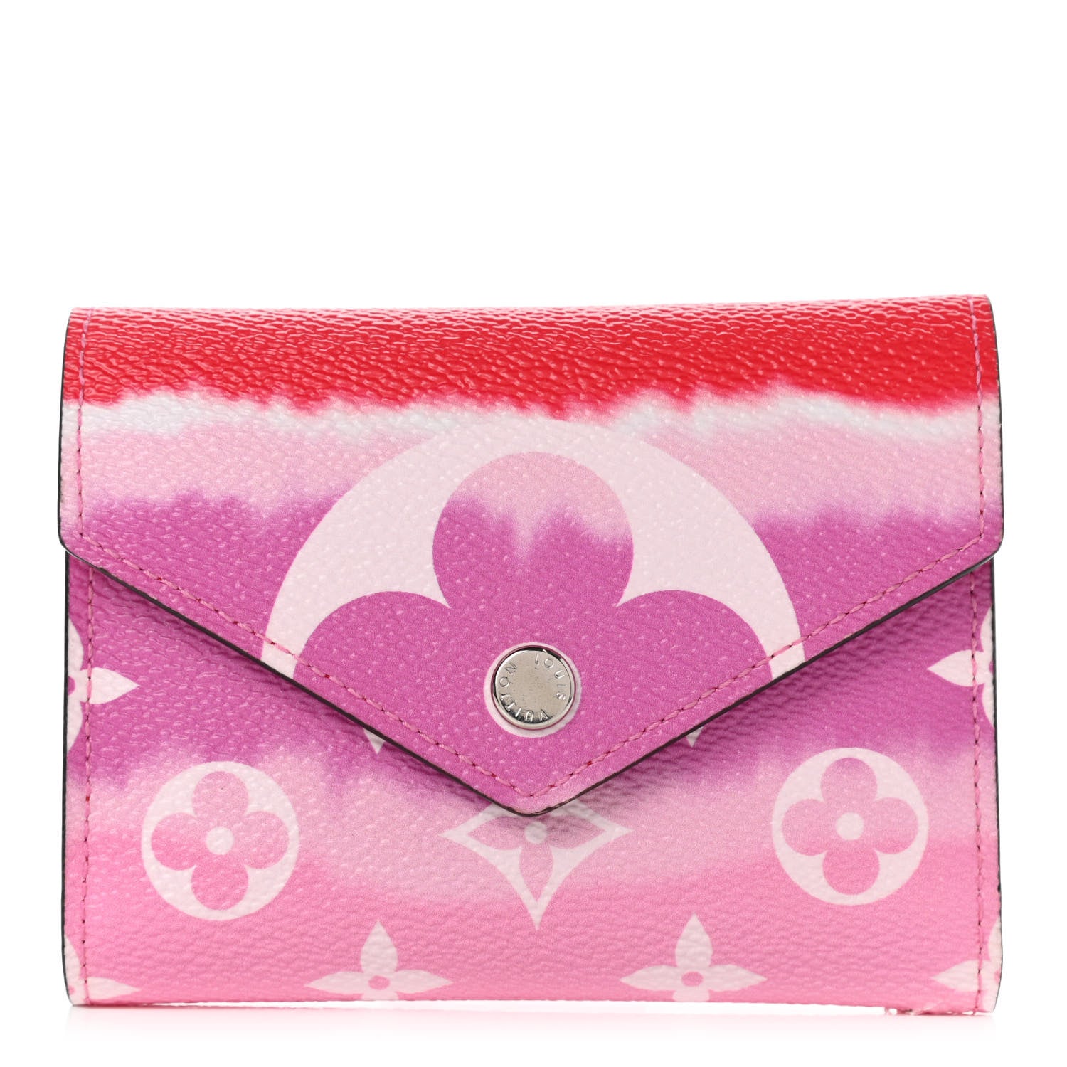 Louis Vuitton Monogram Escale Victorine Wallet Red 1 of 13