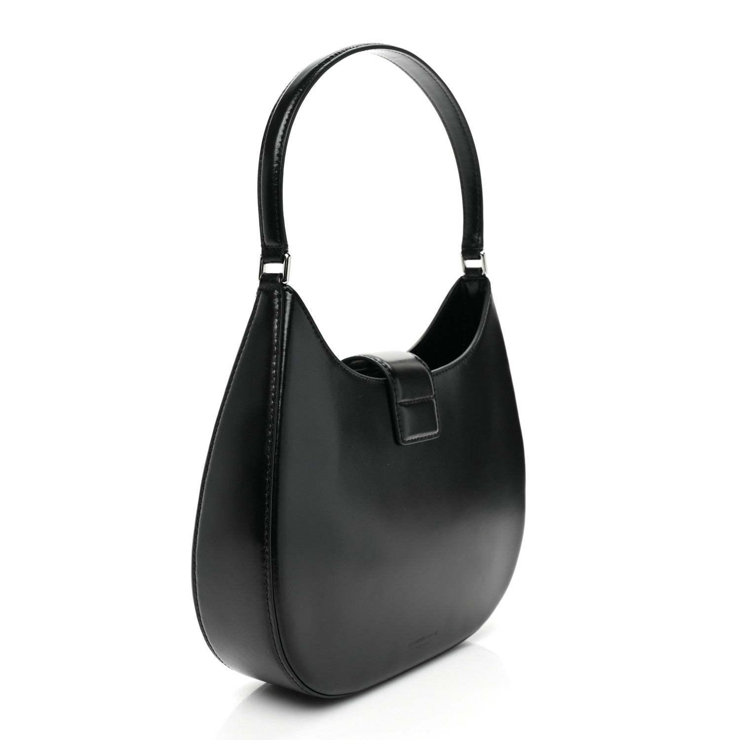 Alexander Wang Calfskin Crystal Large Legacy Hobo Black 3 of 8