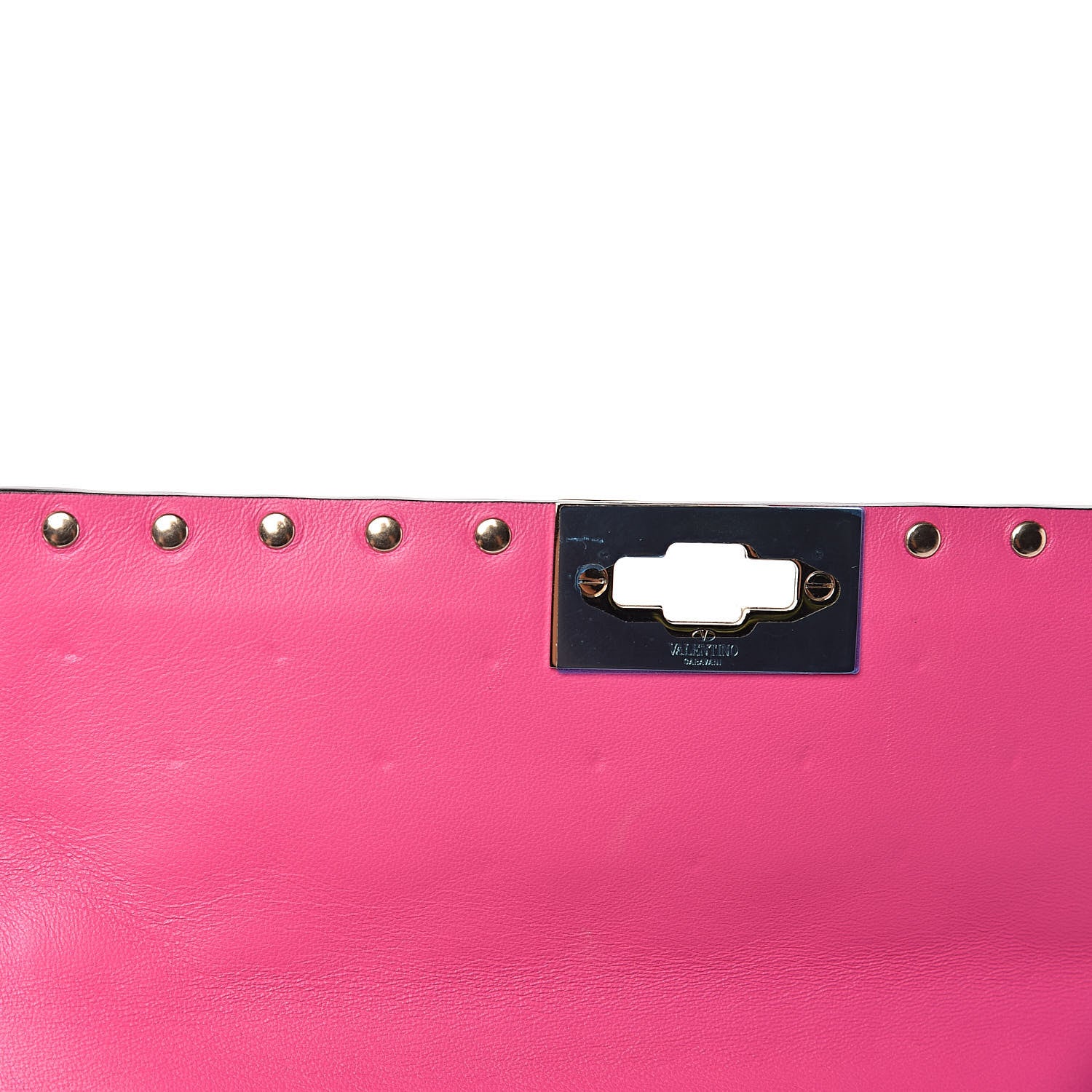 Valentino Garavani Nappa Medium Rockstud Spike Shoulder Bag Pink Orchid 10 of 11