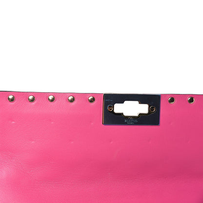 Valentino Garavani Nappa Medium Rockstud Spike Shoulder Bag Pink Orchid 10 of 11