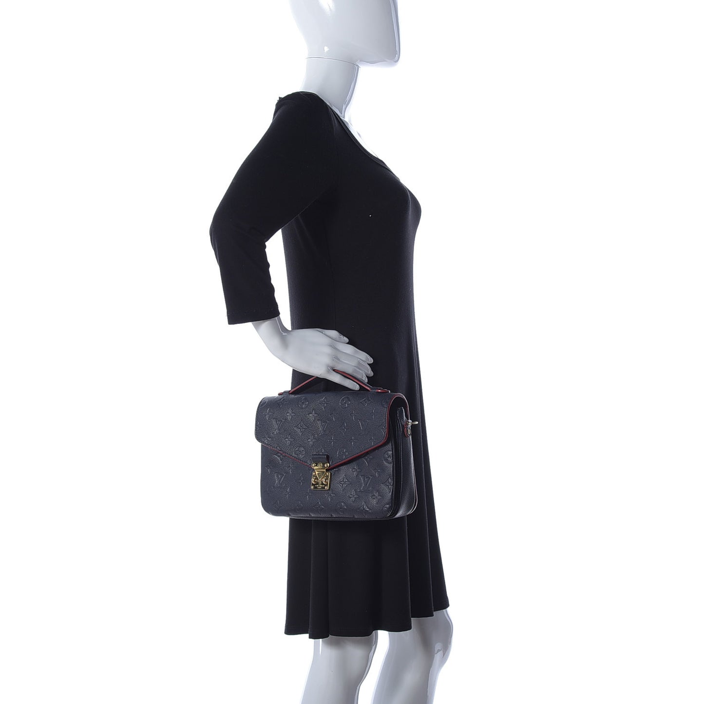 Empreinte Pochette Metis Marine Rouge