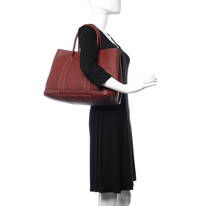 Hermes Negonda Garden Party Tote 36 MM Rouge H 2 of 12