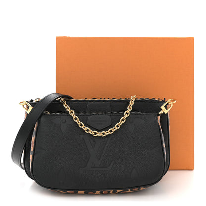 Louis Vuitton Empreinte Monogram Giant Wild At Heart Multi Pochette Accessories Black 11 of 11