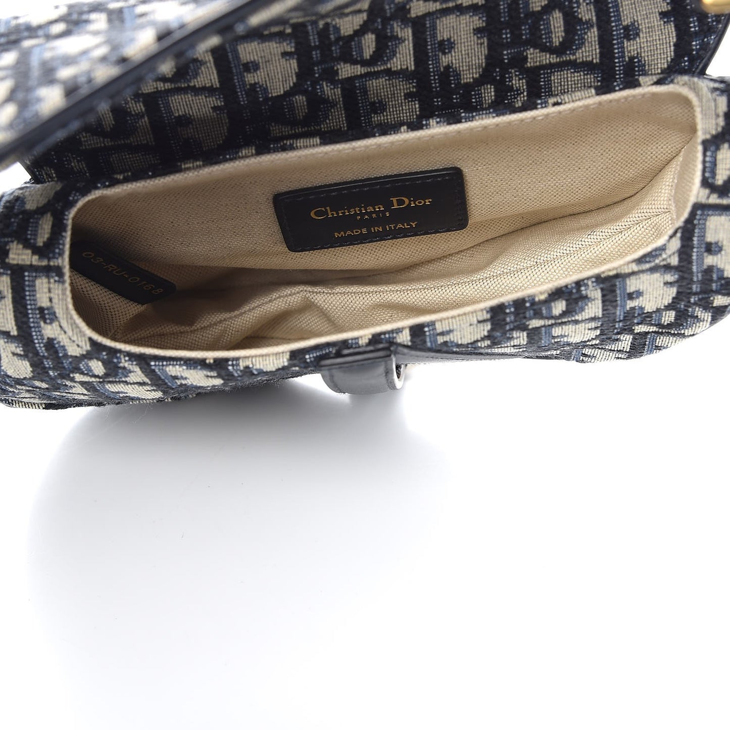 Oblique Mini Saddle Bag Blue