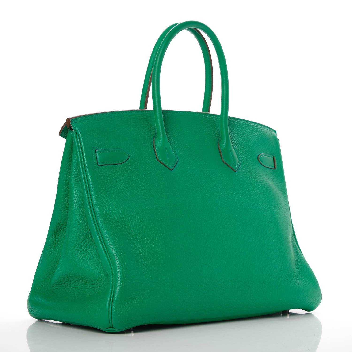 Hermes Taurillon Clemence Birkin 35 Menthe 3 of 36