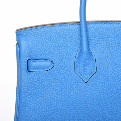 Hermes Togo Birkin 25 Bleu Zanzibar 21 of 26