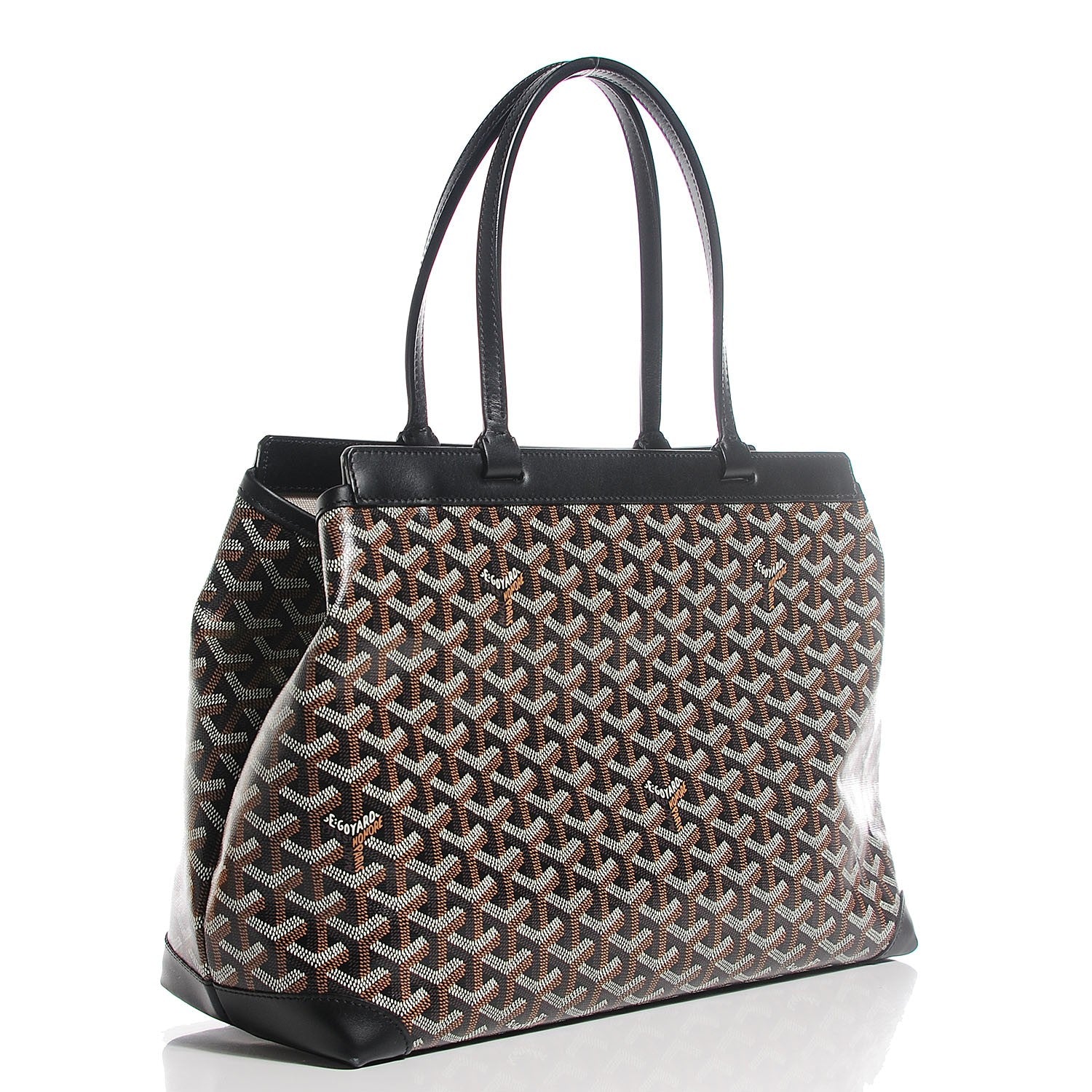 Goyard Goyardine Bellechasse PM Tote Black 10 of 15