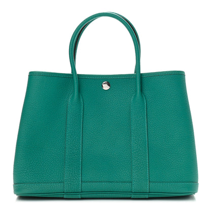 Hermes Negonda Garden Party Tote 30 TPM Vert Verone 1 of 9