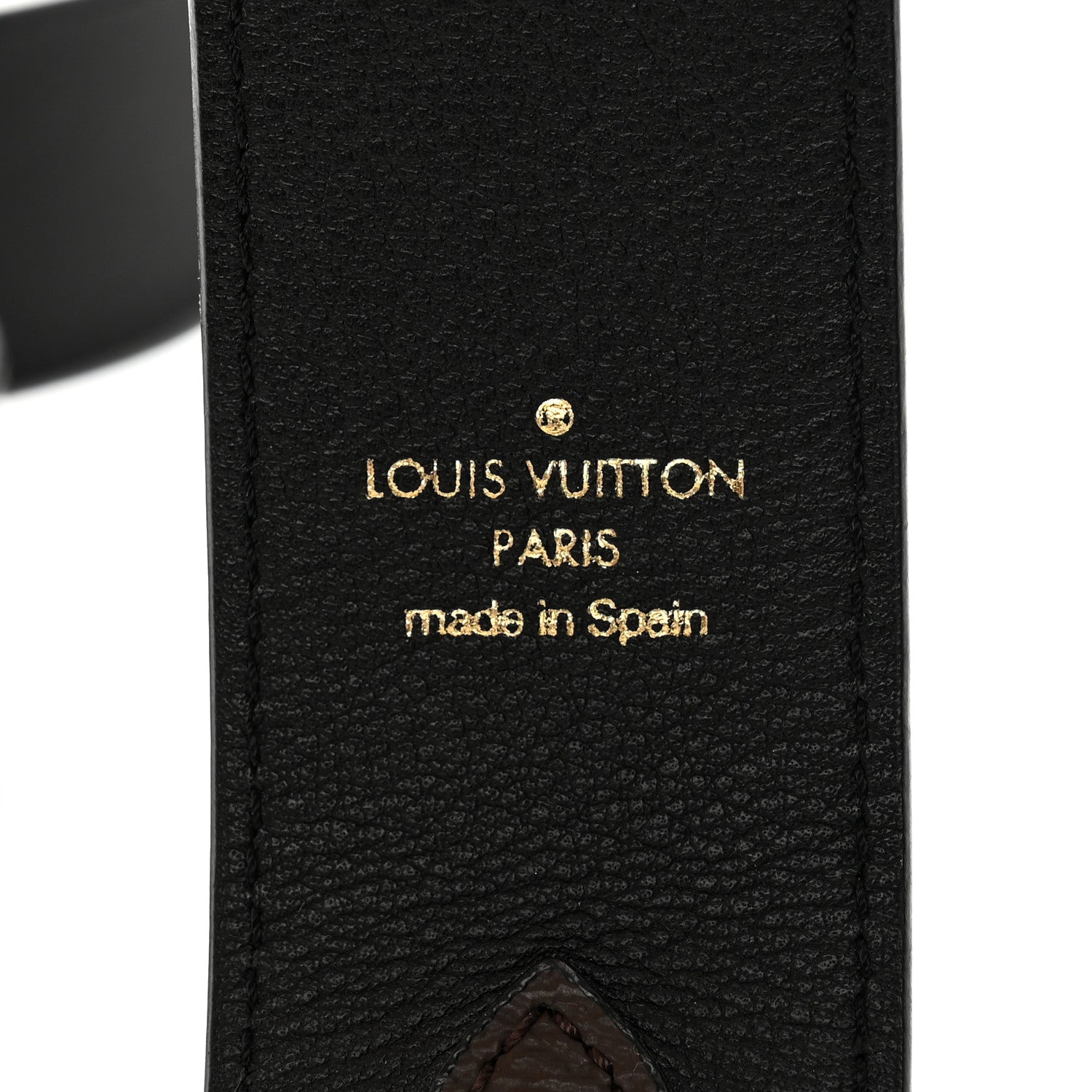 Louis Vuitton Monogram Bandouliere Shoulder Strap Black 3 of 6