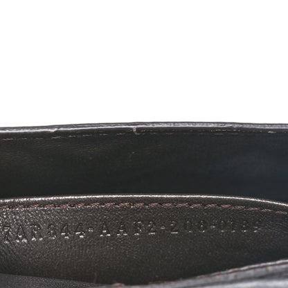 Fendi Vitello Catalan Mirror FF 1974 Embossed Nano Baguette Charm Graphite 5 of 8