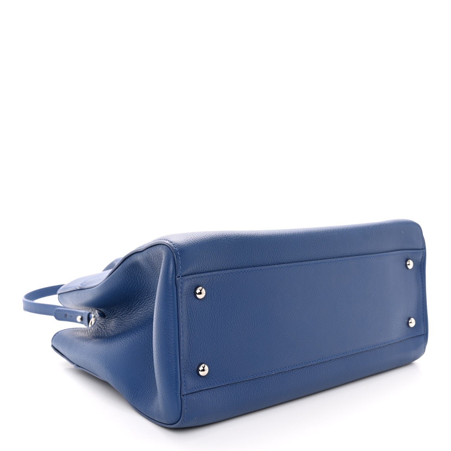 Chanel Grained Calfskin Small Neo Executive Shopper Tote Blue 4 of 9