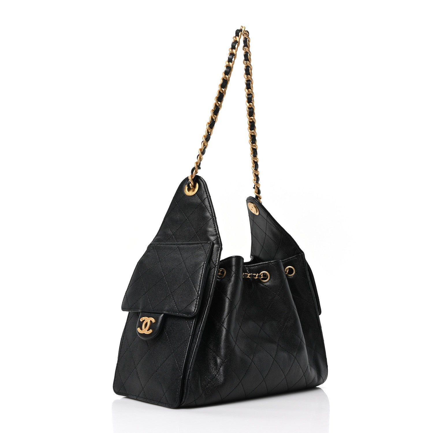 Chanel Caviar Quilted Small Chanel 25 Handbag Black 3 of 11
