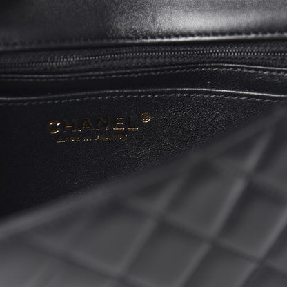 Chanel Lambskin Quilted Mini Rectangular Flap Black 9 of 12