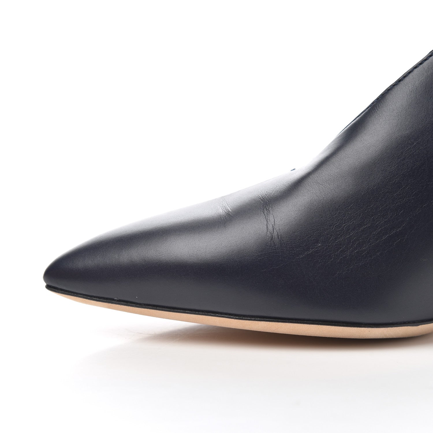 Jimmy Choo Calfskin Lark 65 Ankle Strap Pumps 37.5 Navy Blue 12 of 16