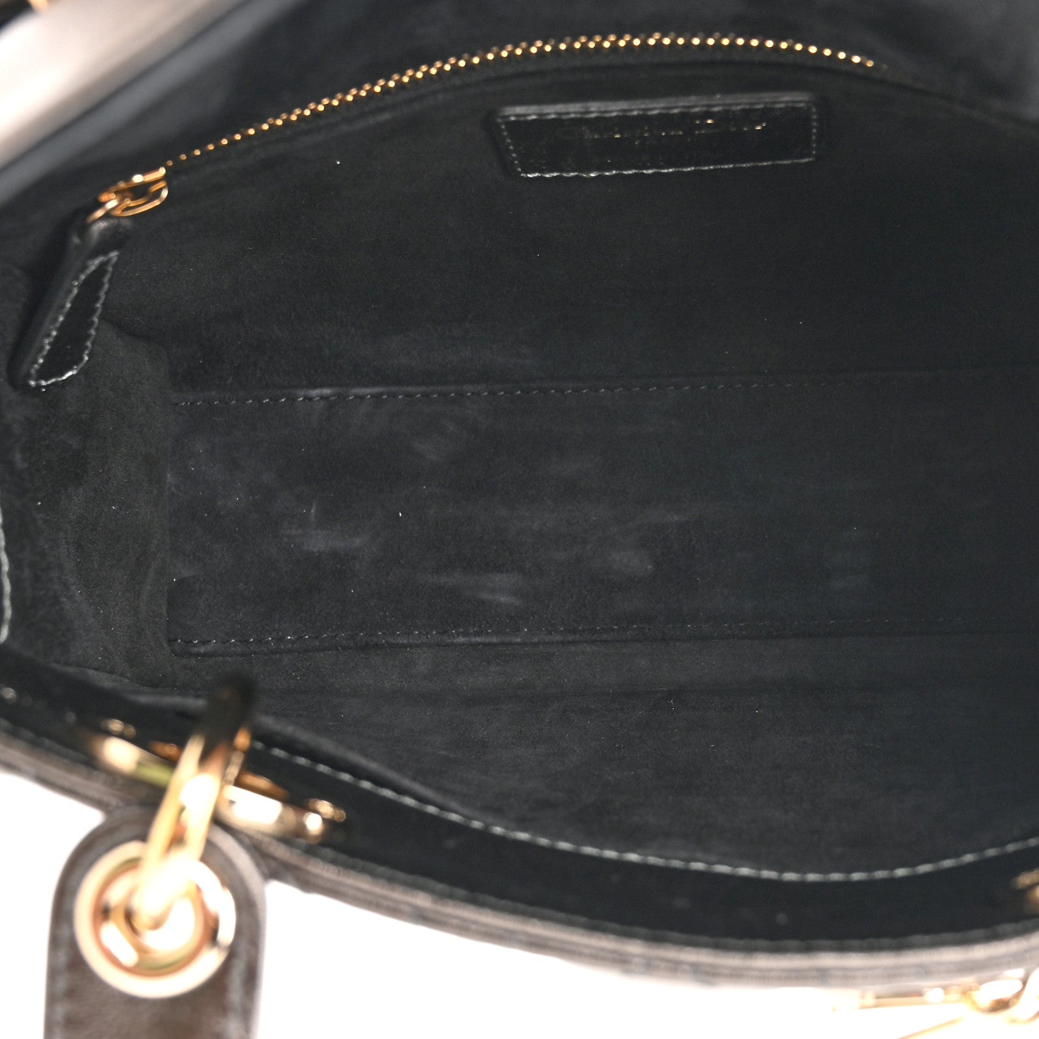 Christian Dior Lambskin Cannage Small My ABCDior Lady Dior Metallic Grey 5 of 11