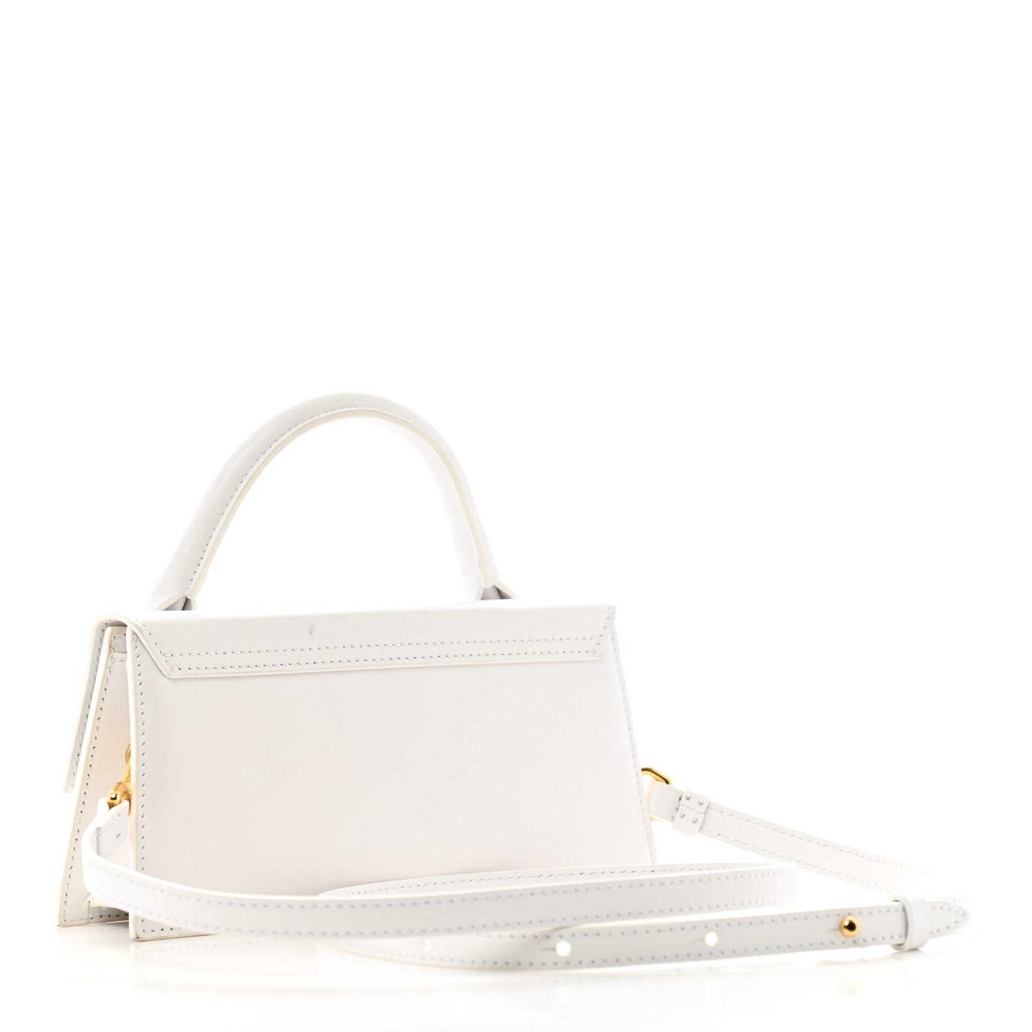 Jacquemus Smooth Calfskin Le Chiquito Long White 3 of 11
