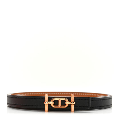 Hermes Swift Epsom 13mm Ancre Belt 75 30 Black Gold 1 of 6