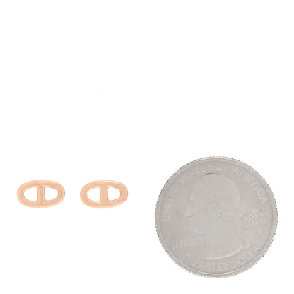 Hermes 18K Rose Gold TPM Farandole Stud Earrings 2 of 5