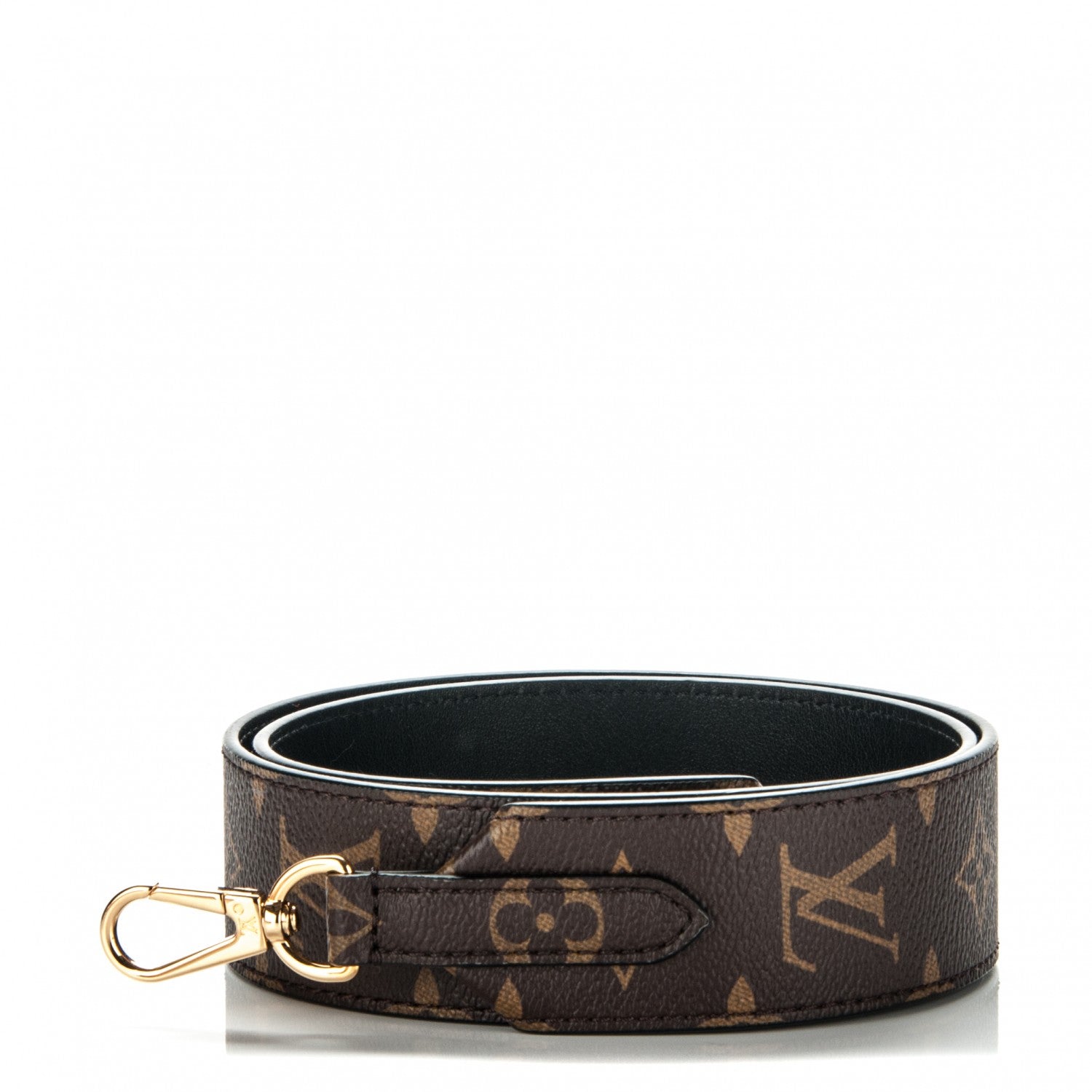 Louis Vuitton Monogram Bandouliere Shoulder Strap Black 1 of 5