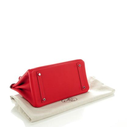 Hermes Epsom Birkin 30 Rouge Casaque 4 of 22