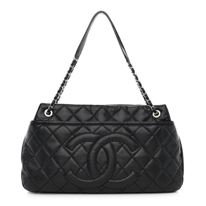 Chanel Caviar Quilted CC Timeless Soft Tote Black 1 of 10