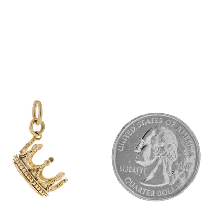 Tiffany 18K Yellow Gold Crown Charm 2 of 3
